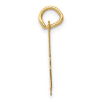 14K Medium Script Initial H Charm