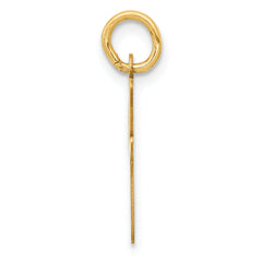 14K Medium Script Initial I Charm