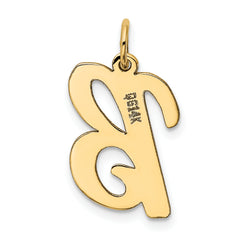 14K Large Script Letter B Initial Charm