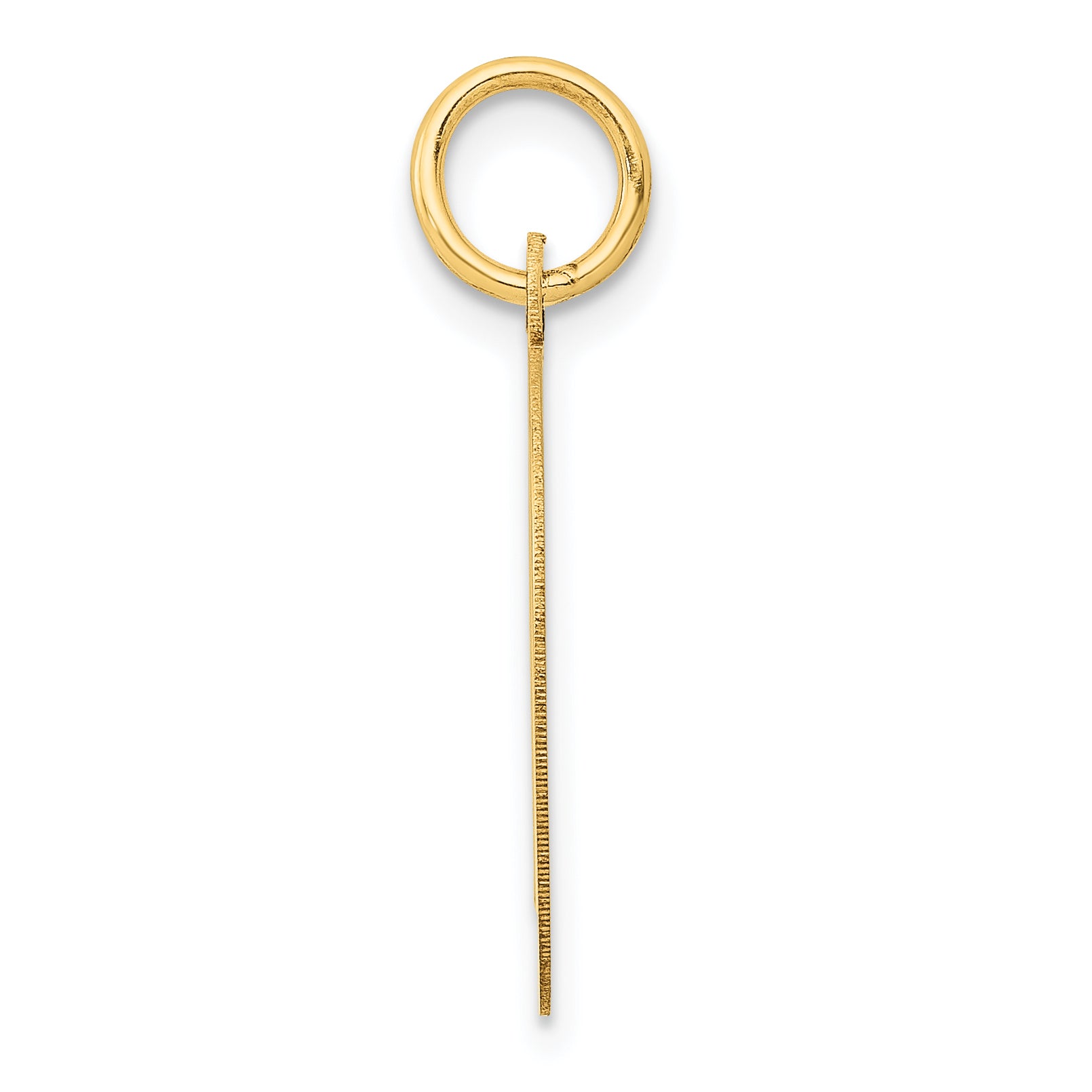 14K Large Script Letter D Initial Charm Secondary image