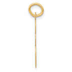 14K Large Script Initial E Charm