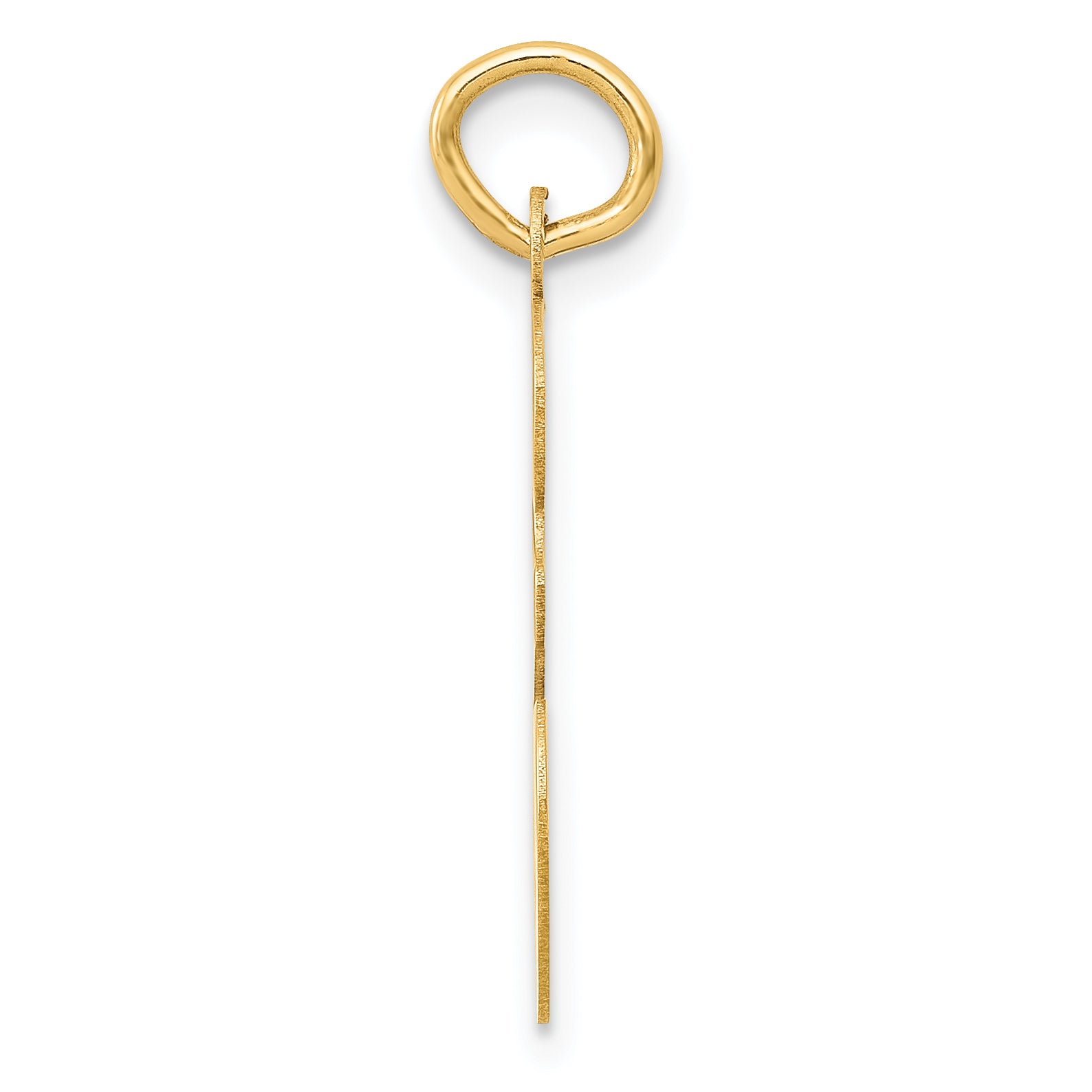 14K Large Script Initial E Charm