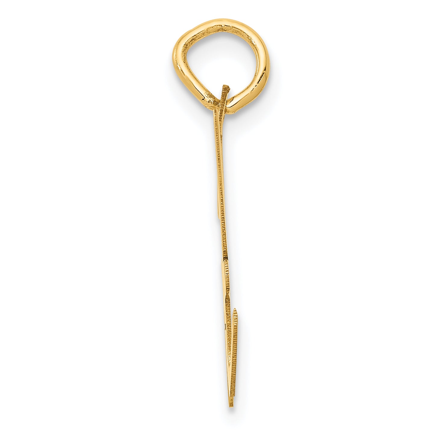 14K Large Script Initial H Charm Secondary image