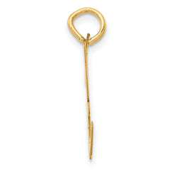 14K Large Script Initial H Charm