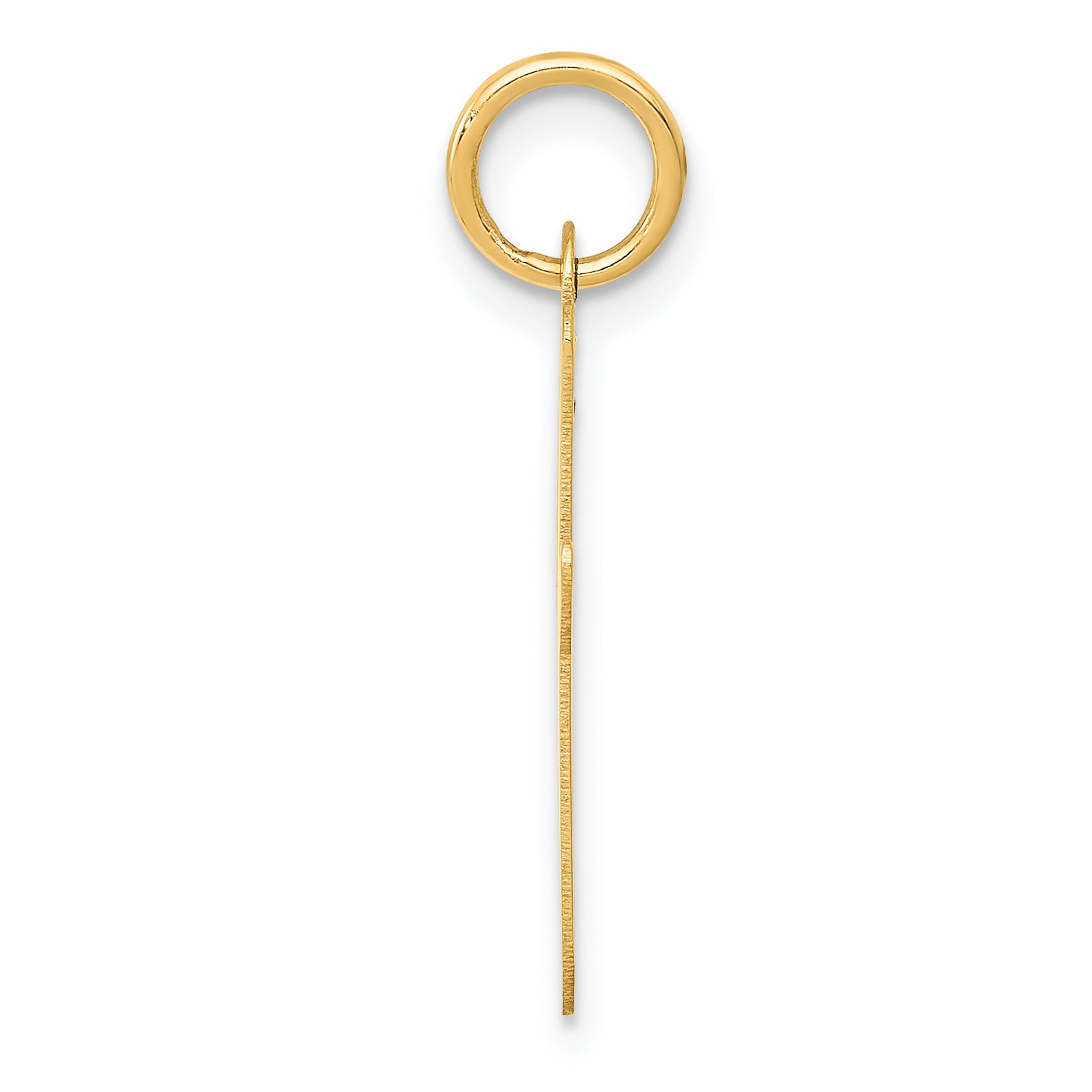 14K Large Script Initial I Charm