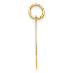 14K Large Script Initial J Charm