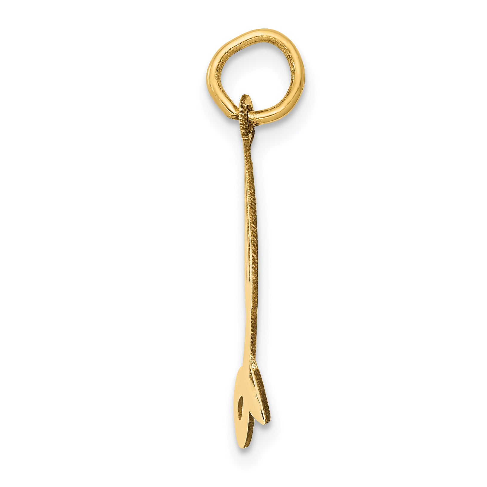 14K Large Script Initial L Charm Secondary image