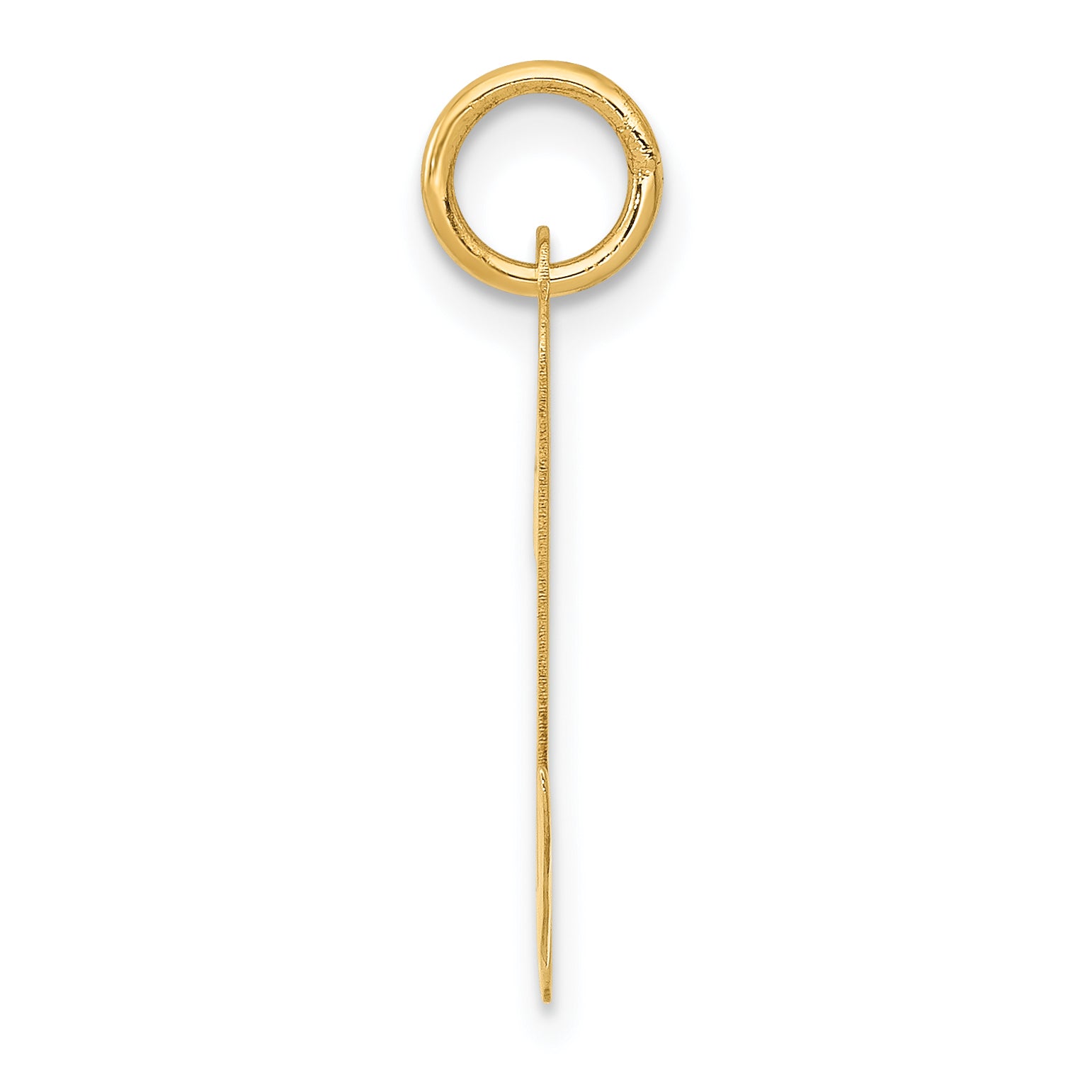 14K Large Script Initial N Charm