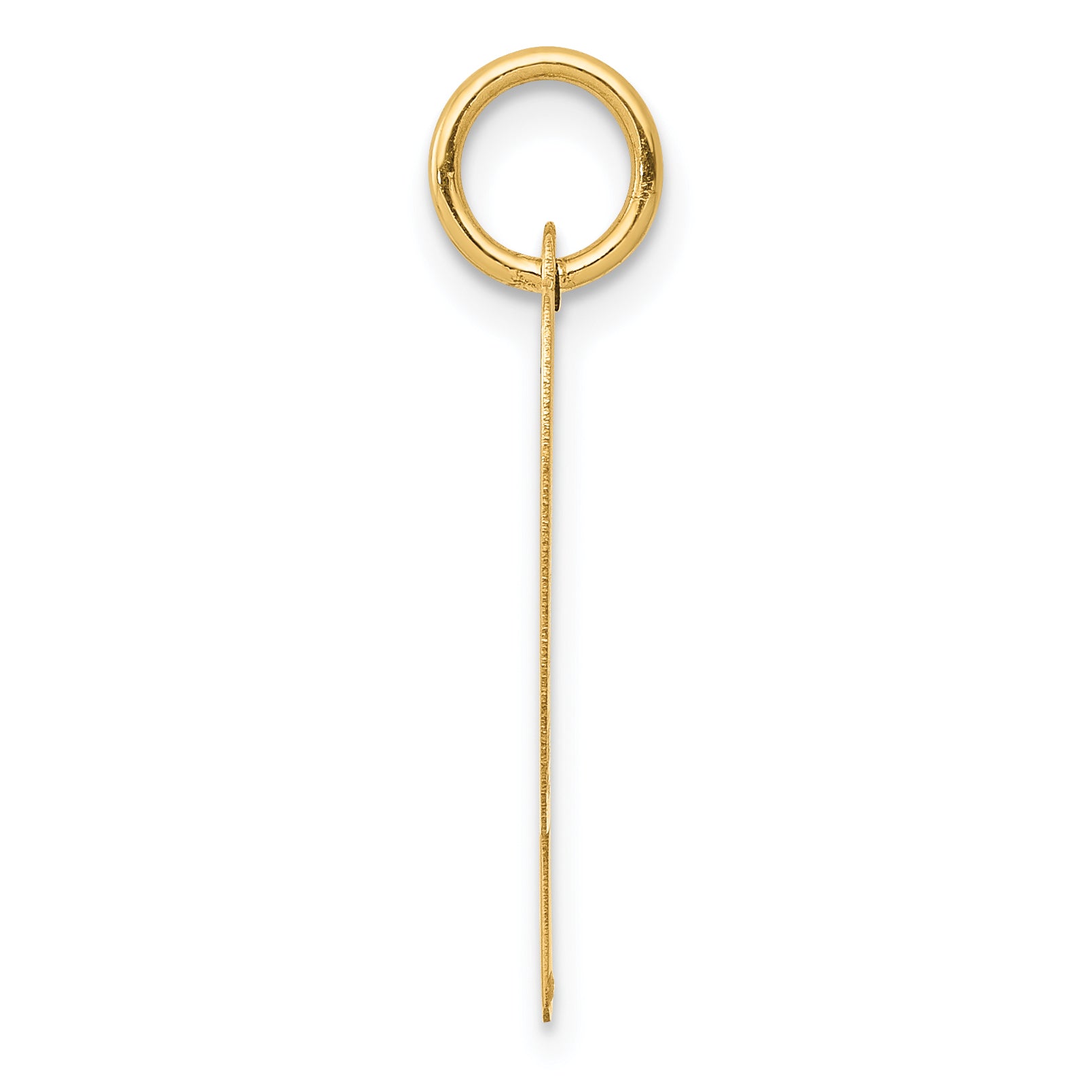 14K Large Script Initial P Charm Secondary image