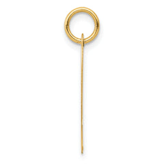 14K Large Script Initial P Charm