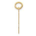14K Large Script Initial W Charm