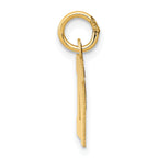 14K Small Block Initial N Charm