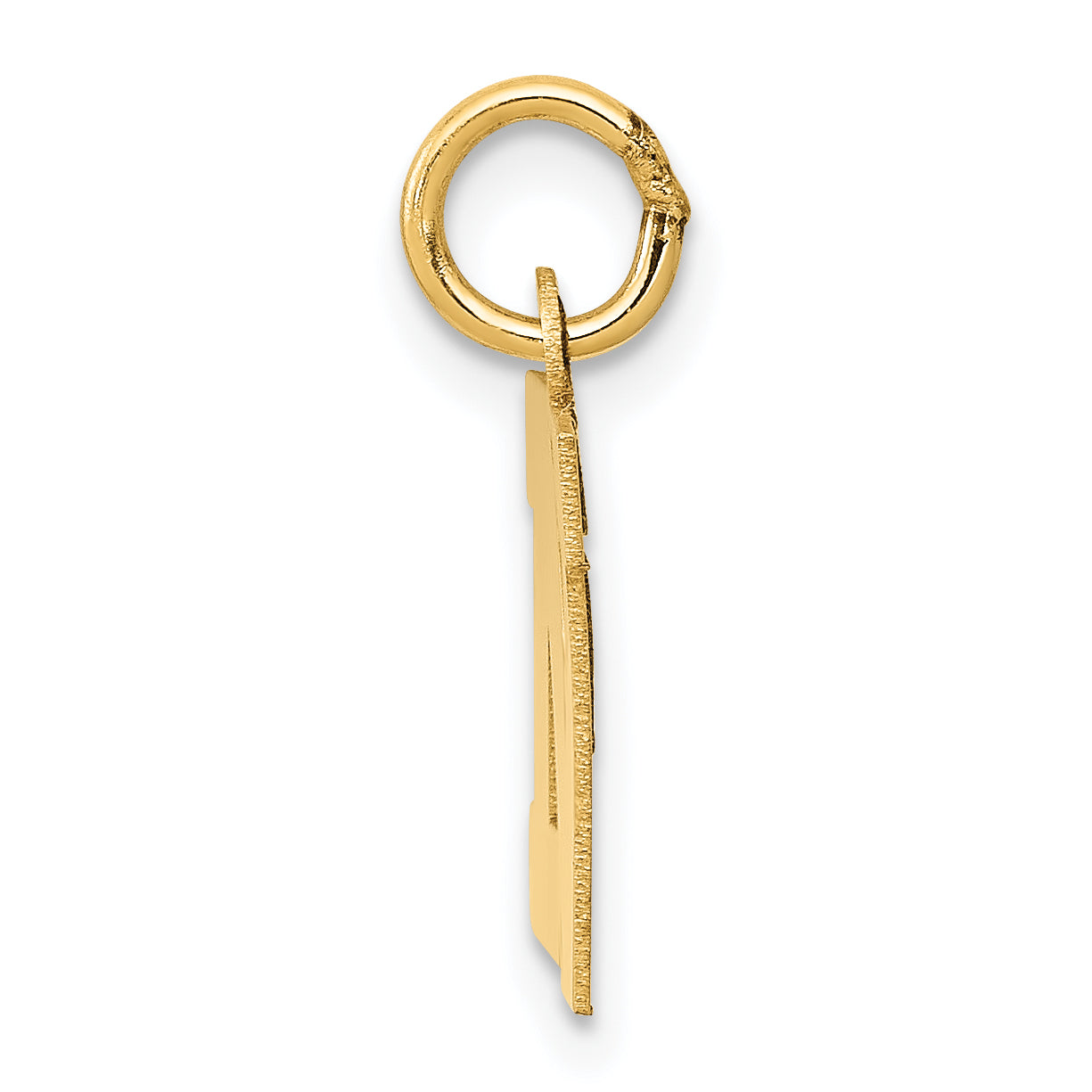 14K Small Block Initial N Charm