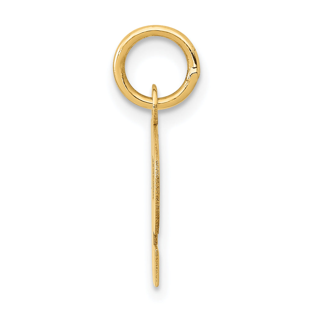 14K Small Block Initial P Charm
