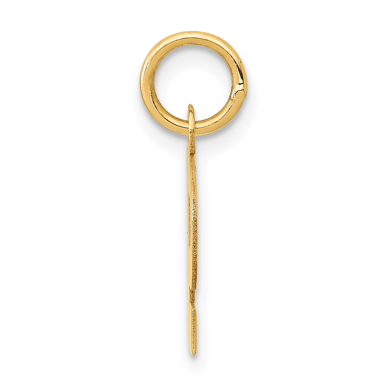 14K Small Block Initial P Charm