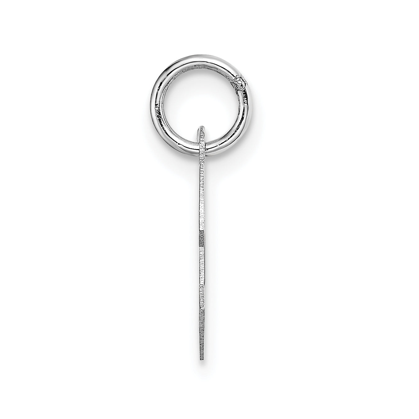 14KW Small Block Letter C Initial Charm Secondary image