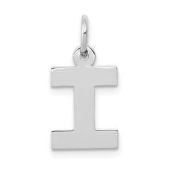 14KW Small Block Letter I Initial Charm
