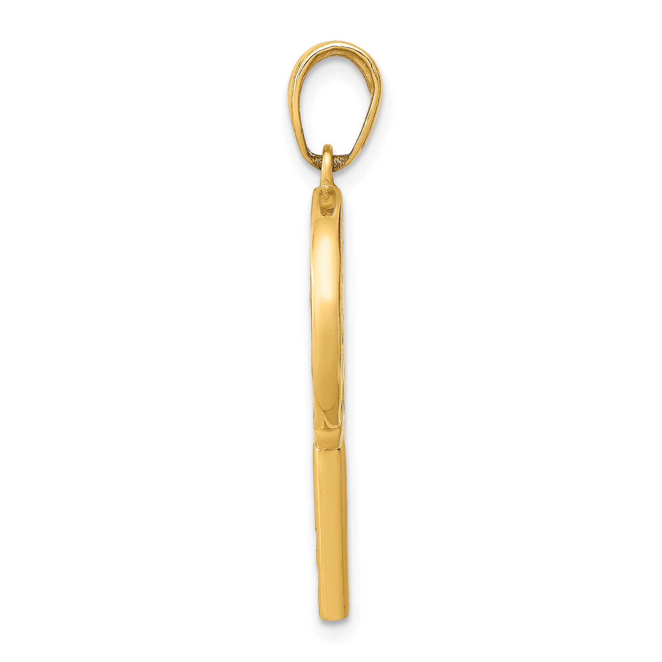 14K 3D Enameled Lollipop Pendant Secondary image