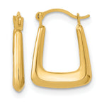 14k Polished Hollow Fancy Hoops
