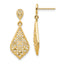 14K Fancy Dangle Post Earrings