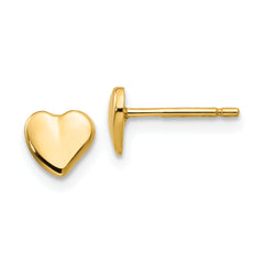 14K Heart Earrings