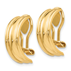 14k Fancy Non-pierced Earrings