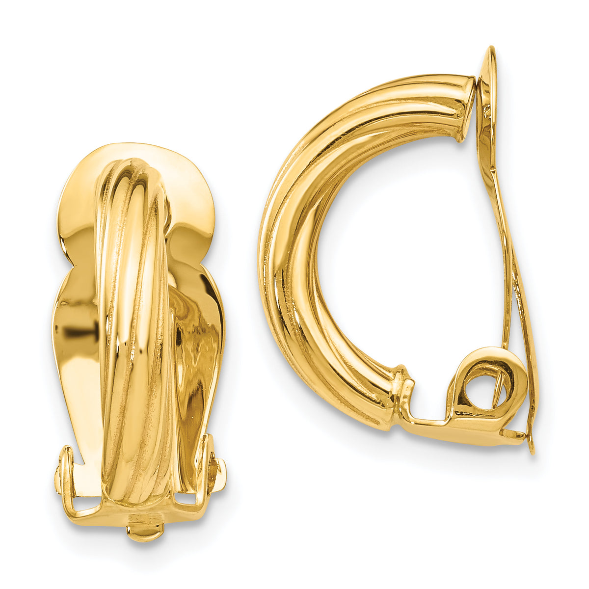 14k Non-Pierced Earrings