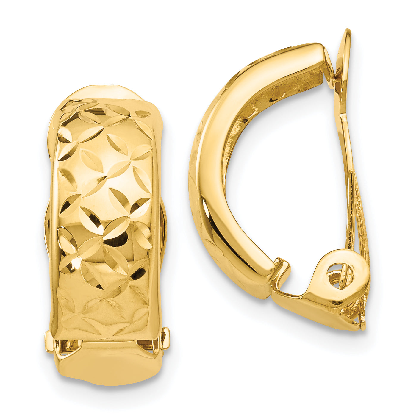 14k Non-Pierced Earrings Main image