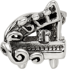 Sterling Silver Reflections Baby Grand Piano Bead