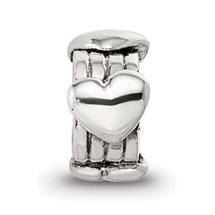 Sterling Silver Reflections Kids Hearts Bead