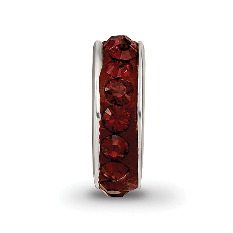Sterling Silver Reflections Jan Single Row Preciosa Crystal Bead