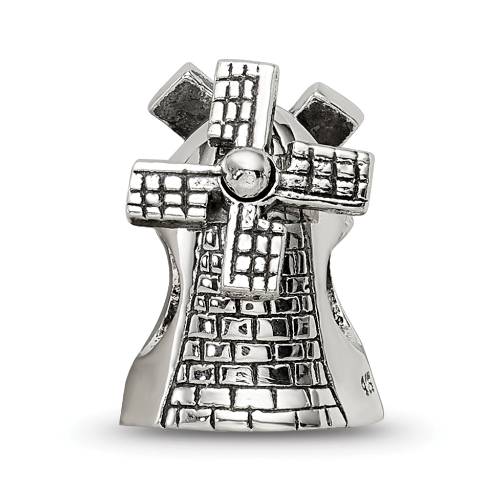Sterling Silver Reflections Windmill Bead