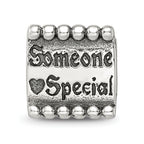 Sterling Silver 925 Antiqued Triangle Bead for Someone Special