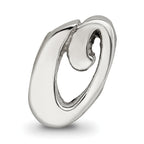 Sophia Jewelers Sterling Silver O Script Bead with Polished Finish
