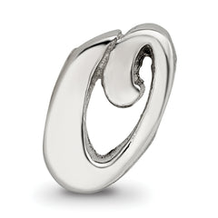 Sterling Silver Reflections Letter O Script Bead