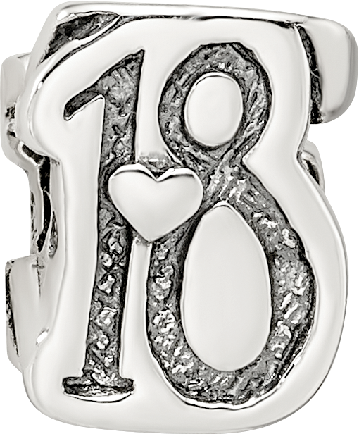 Sterling silver Reflections Sweet 18 Bead