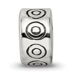 Sophia Jewelers Antiqued Sterling Silver 925 Bali Circle Bead Solid Cast