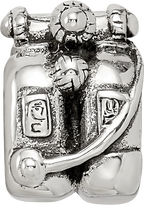 Sterling Silver 925 Scuba Tank Bead with Antiqued Finish Ocean-Themed Elegance