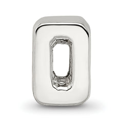 Sterling Silver Reflections Numeral 0 Bead