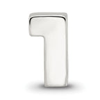 Sterling Silver 925 Number 1 Bead with Polished Finish Timeless Charm for Personal Milestones
