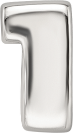 Sterling Silver 925 Kids Bead with Polished Finish Solid Charm