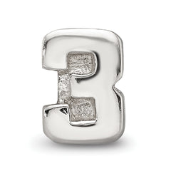 Sterling Silver Reflections Kids Number 3 Bead