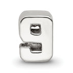 Sterling Silver 925 Polished Kids Number 9 Bead Solid and Casted