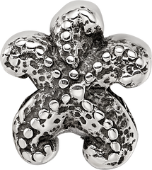 Sterling Silver Reflections Starfish Bead