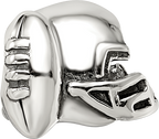 Sterling Silver Reflections Football Helmet Bead