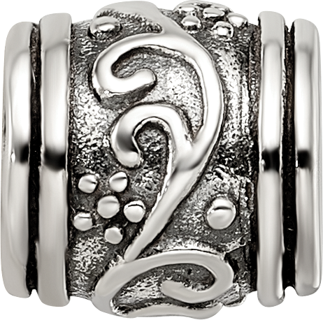 Sterling Silver Reflections Floral Bead