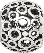 Sterling Silver Reflections Circles Bali Bead