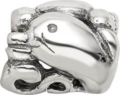 Sterling Silver Reflections Dolphin Bead