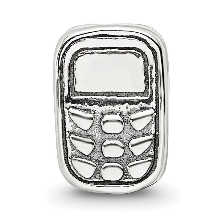 Sterling Silver Reflections Cell Phone Bead