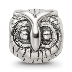 Sterling Silver Reflections Owl Head Bead